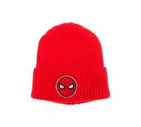 Marvel Spiderman - Berretto per bambini | Regali per ragazzi | Taglia 52 e 54 | Beanie | Cappello invernale Spidey | Berretto lavorato a maglia | Blu e Rosso | Cappuccio per bambini, Colore: rosso, 54