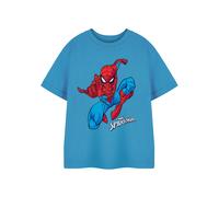 Marvel Spiderman Blu Jump T-shirt a maniche corte Ragazzi