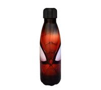 Marvel Spiderman Bottiglia Riutilizzabile, Design in Alluminio Resistente, Borraccia per Ragazzi, Bottiglia da Viaggio, Capacità 500 ml (Nero)