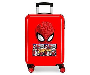 Marvel Spiderman Comic, Bagagli Per Bambino, Rosso (Red), 38x55x20 cms