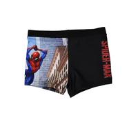 Marvel Spiderman Costume da bagno per ragazzi - Pantaloni da nuoto per bambini, colore nero, Nero , 110 cm-116 cm