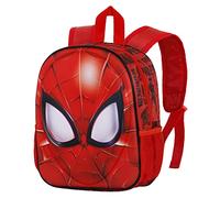 Marvel Spiderman Face-Zaino 3D Piccolo, Rosso, 26 x 31 cm, Capacità 8.5 L
