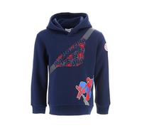 Marvel Spiderman Felpa con Cappuccio per Ragazzi, Maglione in Tessuto Morbido, Regalo per Bambino, Taglia 4 Anni | Blu Navy