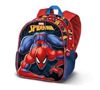 Marvel Spiderman Flow-Zainetto 3D Piccolo, Rosso, 26 x 31 cm, Capacità 7 L