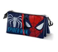 Marvel Spiderman Gaze-Astuccio Triplo, Blu 23 x 11 cm