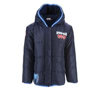 Marvel Spiderman Giacca per Ragazzi, Caldo e Morbido Giubbotto Invernale, Cappotto con Cappuccio per Bambino, Taglia 8 Anni | Blu