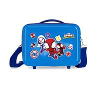 Marvel Spiderman Go webs go Borsa da toilette adattabile con tracolla blu 29x21x15 cm ABS rigido 9,14 l 0,6 kg