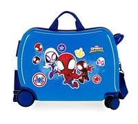 Marvel Spiderman Go webs go Valigia per bambini blu 50x39x20 cm ABS rigido Chiusura a combinazione laterale 34L 1,8 kg 4 ruote Bagaglio a mano
