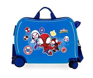 Marvel Spiderman Go webs go Valigia per bambini blu 50x39x20 cm ABS rigido Chiusura a combinazione laterale 34L 1,8 kg 4 ruote Bagaglio a mano