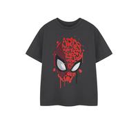 Marvel Spiderman Grigio Friendly Neighbourhood Kids T-shirt a maniche corte Raga