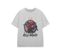 Marvel Spiderman Grigio Miles Jump T-shirt a maniche corte Ragazzi
