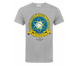 Marvel Spiderman Grigio Spider-Man Midtown School Crest T-shirt a maniche corte