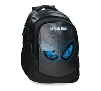 Joumma Marvel Spiderman Is Watching Us Zaino Scolastico Doppio Scomparto Laptop 15,6 Pollici Nero 34x46x21 cm PVC 32,84L