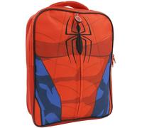 Marvel Spiderman Logo Zip Anteriore Rosso Zaino Grande