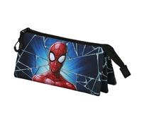 Marvel Spiderman Maximum-Astuccio Triplo, Blu, 23 x 11 cm