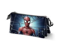 Marvel Spiderman Maximum-Astuccio Triplo, Blu, 23 x 11 cm