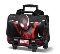 SPIDERMAN NERO MOCHILA CARTELLA TROLLEY 2.0 SPIDERMAN MILES