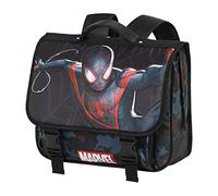 Marvel Spiderman Miles-Zaino Cartable 2.0, Nero, 38 x 30 cm, Capacità 13.5 L