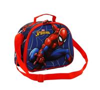 Marvel Spiderman Motions-Porta Merenda 3D, Rosso, 25.5 x 20 cm