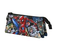Karactermania Astuccio triplo Marvel Spiderman Panels, multicolore, 23 x 11 cm