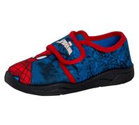 Marvel Spiderman, pantofole per bambini, facili da allacciare, pantofole da casa, Rosso e blu, 27 EU