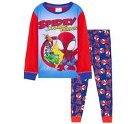 Marvel Spiderman Pigiama Bambino, Comodo Traspirante Pigiami - Regalo Ragazzo (Multi Spidey, 4-5 Anni)