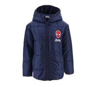 Marvel Spiderman, Piumino con cappuccio, ragazzo, Blu marino, 3 anni