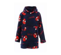 Marvel Spiderman - Poncho da bagno per bambini | Spidey | Regali per ragazzi | Accappatoio Spider | Asciugamano da bagno | con cappuccio e tasche, Blu scuro, 98-110