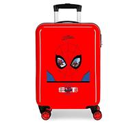 Marvel Spiderman Protector Red Cabin Valigia 38x55x20 cm Rigido ABS Chiusura laterale a combinazione 34L 2 kg 4 Doppie ruote Bagaglio a mano