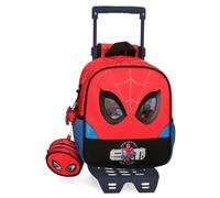 Marvel Spiderman Protector Zaino prescolare con carrello rosso 23x25x10 cm Poliestere 5,75L
