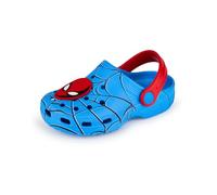 Marvel Spiderman Ragazzi Zoccoli Bambini Slip On Calzature Spider-Man novità Charms in Blu palmato Sandali Sliders Cinturino Regolabile
