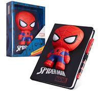 Marvel Spiderman Set Cancelleria con Agenda A5 e Penna, Quaderno Spiderman 3D Gadget Marvel Originale