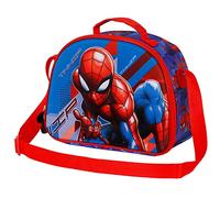 Marvel Spiderman Skew-Porta Merenda 3D, Blu, 25.5 x 20 cm