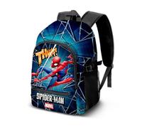 Marvel Spiderman Skills-Zaino Fight 3.0, Nero, 31 x 41 cm, Capacità 22 L