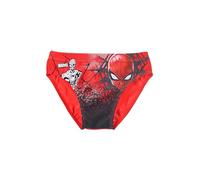 Marvel Spiderman Slip da Bagno per Bambini e Ragazzi, Costume da Bagno Uomo Ragno (IT, età, 8 Anni, Regular, Rosso)