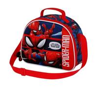 Marvel Spiderman Stronger-Porta Merenda 3D, Rosso, 25.5 x 20 cm