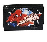 Marvel Spiderman Ultimate - Portafoglio per bambini con licenza ufficiale, nero, 4.5" X 3.0"