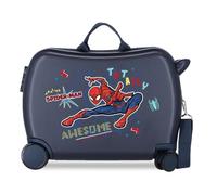 Marvel Spiderman Valigia per bambini Totally awesome Blu 50x39x20 cm ABS rigido Chiusura a combinazione laterale 34L 1,8 kg 4 ruote Bagaglio a mano