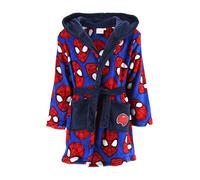 Marvel Spiderman Vestaglia per Ragazzi, Design Velluto Vestaglia per la Casa per Bambino, Taglie 3 a 8 Anni (IT, Età, 8 anni, Regular, Blu)