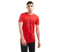 Marvel Spiderman Web Logo T-Shirt, Rosso, Small Uomo