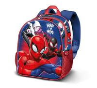Marvel Spiderman Word-Zainetto Basic, Blu, 30 x 38 cm, Capacità 13 L