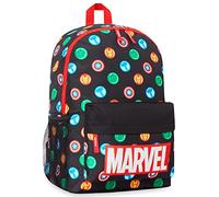 Marvel Spiderman Zaino Bambino Zainetto Adolescenti Avengers Zainetti per Bambini per Scuola Viaggio PE Daypack Regalo Ragazzo (Nero Aop)