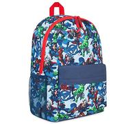 Marvel Zaino Bambino Zainetti per bambini Scuola Elementare Tempo Libero Avengers Spiderman (Blu)
