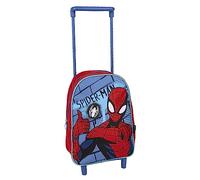 Marvel Spiderman Zaino con Ruote, Borsa da Scuola Spiderman, Zaino Trolley per Bambino, Zaino da Viaggio, Regalo per Ragazzo