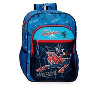 Marvel Spiderman Zaino scolastico totalmente fantastico adattabile al carrello Blu 30x40x13 cm Poliestere 15,6L