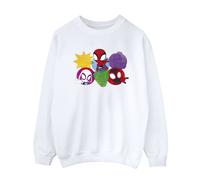 Marvel Spidey And His Amazing Friends Felpa Facce Donna (BI35645)