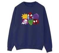 Marvel Spidey And His Amazing Friends Felpa Facce Donna (BI35645)