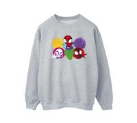 Marvel Spidey And His Amazing Friends Felpa Facce Uomo (BI44813)