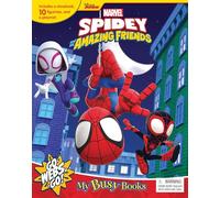 Marvel Spidey and his Amazing Friends My Busy Books - Storybook, 10 figurines, playmat