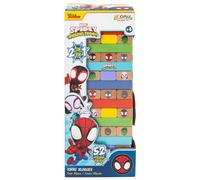 Marvel Spidey blocks tower + domino wooden set Woomax